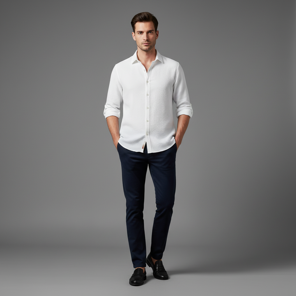 Men's Casual Button Down Shirt | Summer Style