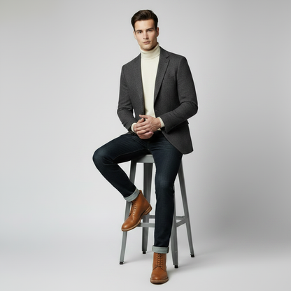 Men's Lace-Up Ankle Boots | Durable Work Footwear