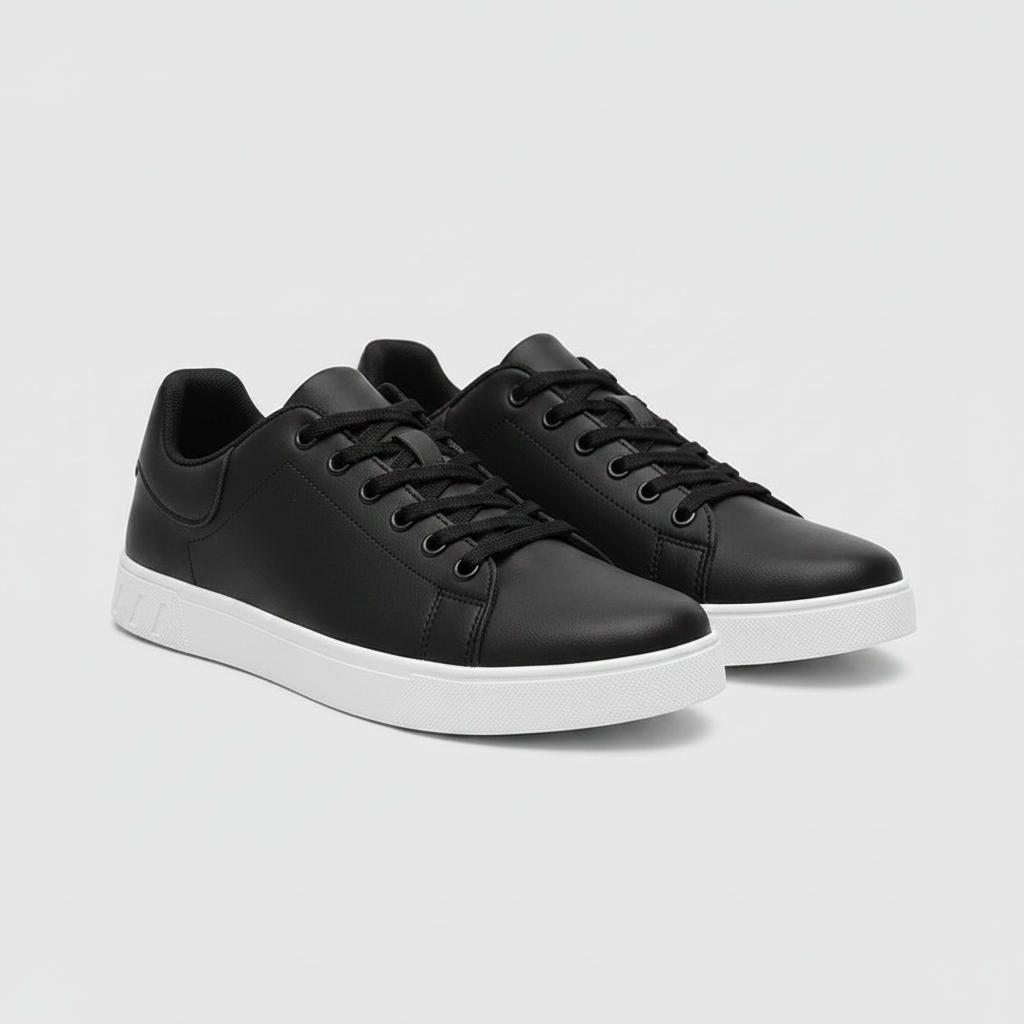 Men's Lace-Up Low-Top Sneakers | Casual Footwear