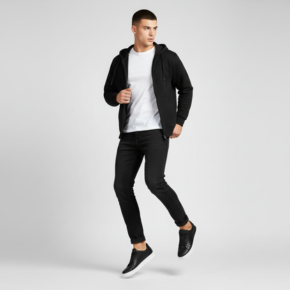 Men's Lace-Up Low-Top Sneakers | Casual Footwear