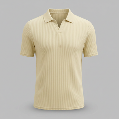 Men's Waffle Polo Shirt | Casual Summer Wear