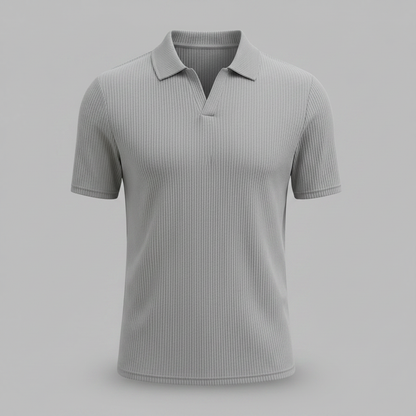 Men's Waffle Polo Shirt | Casual Summer Wear