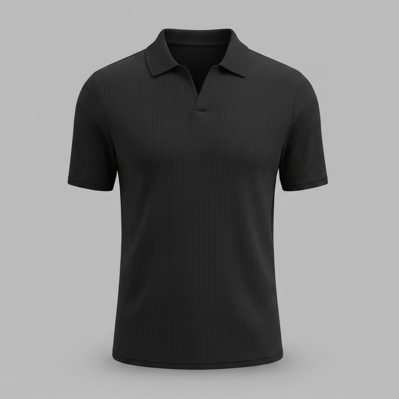 Men's Waffle Polo Shirt | Casual Summer Wear