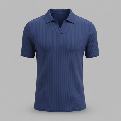 Men's Waffle Polo Shirt | Casual Summer Wear