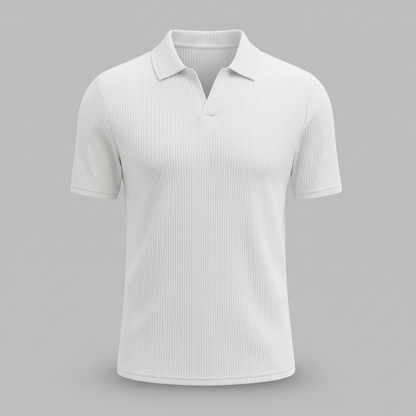 Men's Waffle Polo Shirt | Casual Summer Wear
