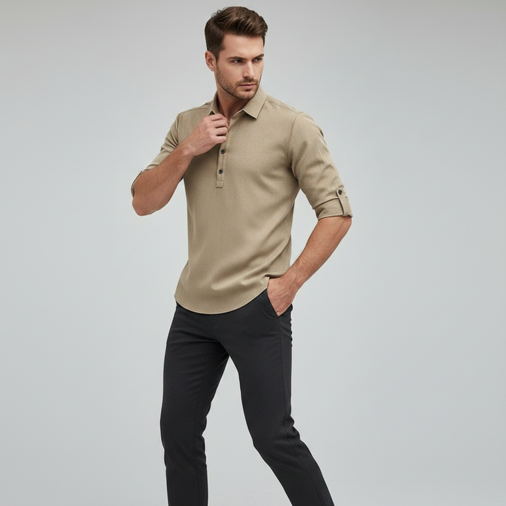 Men's Casual Half Sleeve Shirt | Stylish Everyday Wear
