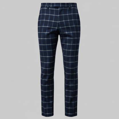 Sasha | Men's Checked Low Waist Chino Pants